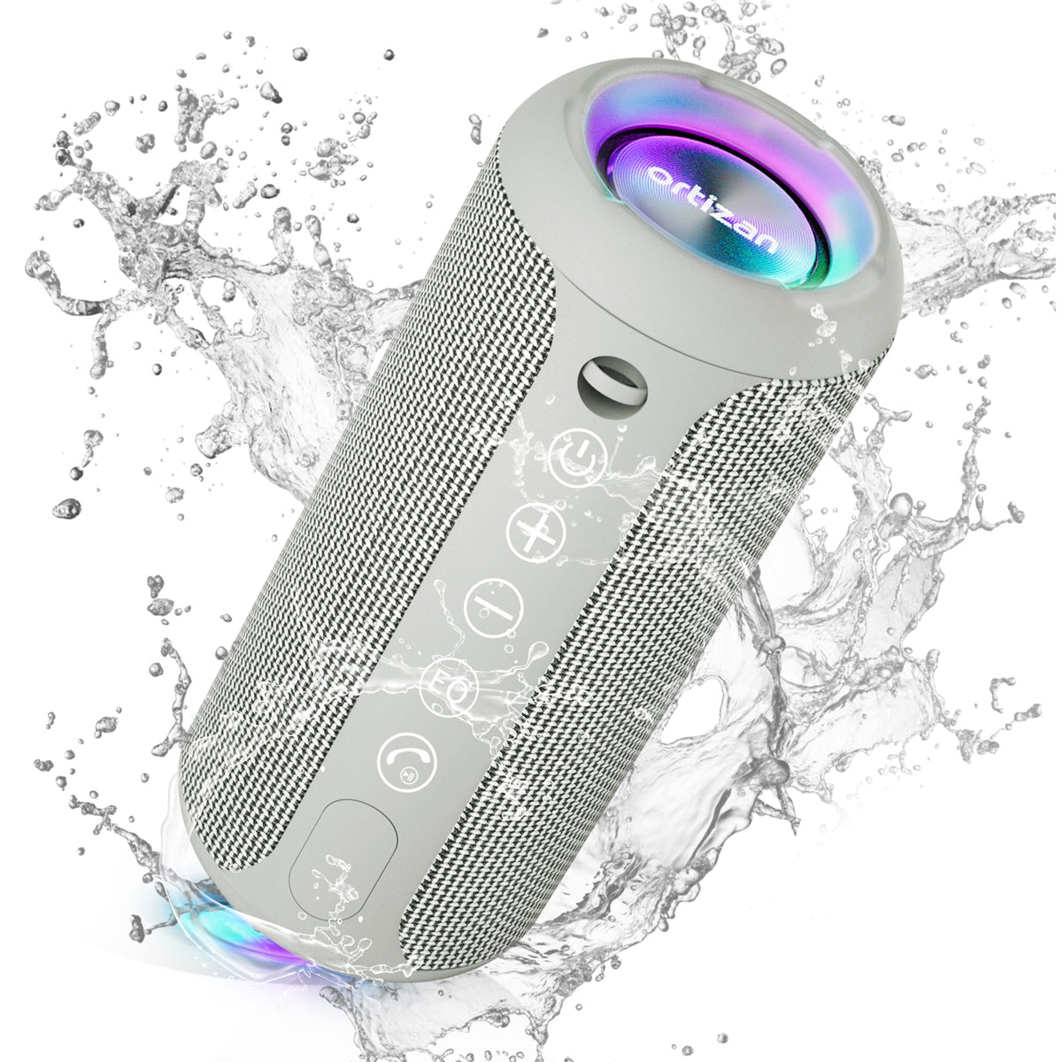 Ortizan 24W 휴대용 Bluetooth 스피커 (그레이) (상품 이미지 1)
