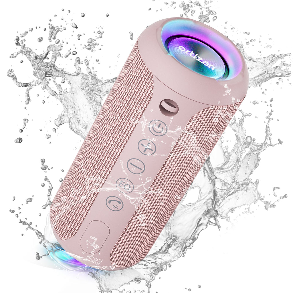 Ortizan 24W 휴대용 Bluetooth 스피커 (핑크) (상품 이미지 1)