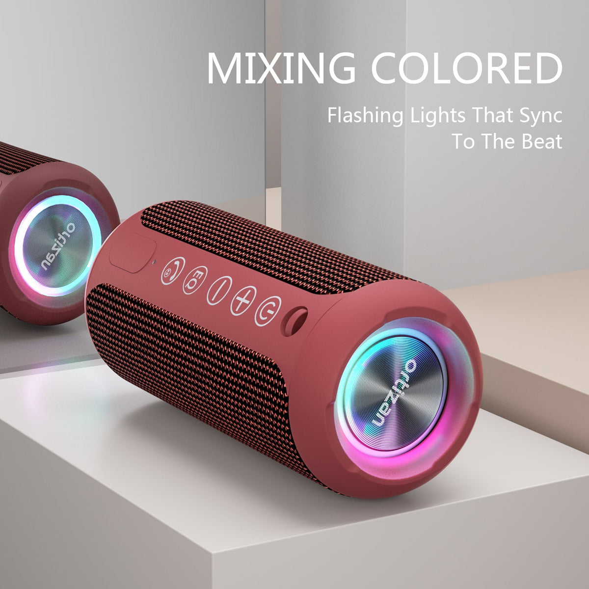 Ortizan 24W 휴대용 Bluetooth 스피커 (레드) (상품 이미지 2)