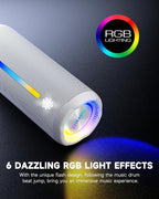 Ortizan 25W 휴대용 Bluetooth 스피커 | IPX7·24시간·LED 조명 (상품 이미지 3)