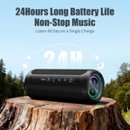 Ortizan 25W 휴대용 Bluetooth 스피커 | IPX7·24시간·LED 조명 (상품 이미지 4)
