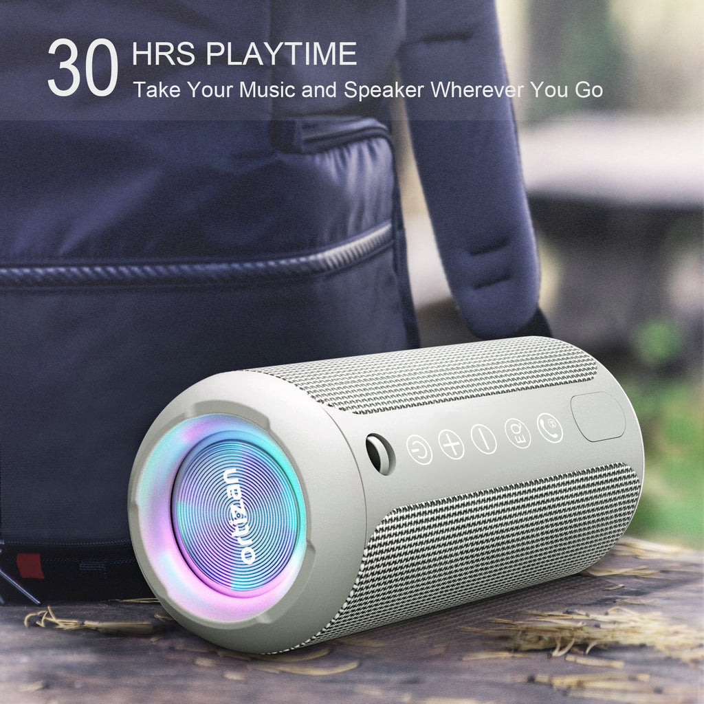 Ortizan 24W 휴대용 Bluetooth 스피커 (그레이) (상품 이미지 4)