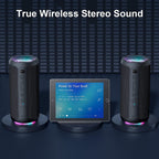 Ortizan 24W 휴대용 Bluetooth 스피커 | LED·IPX7·최대 30시간 (상품 이미지 3)