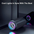 Ortizan 24W 휴대용 Bluetooth 스피커 | LED·IPX7·최대 30시간 (상품 이미지 2)