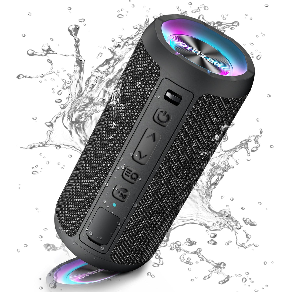 Ortizan 24W 휴대용 Bluetooth 스피커 | LED·IPX7·최대 30시간 (상품 이미지 1)