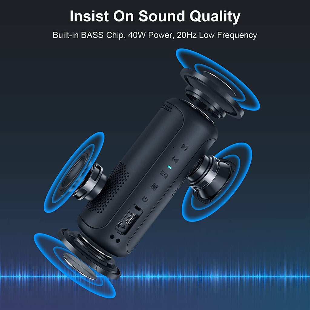 Ortizan 40W 휴대용 Bluetooth 스피커 | IPX7·최대 15시간 (상품 이미지 7)