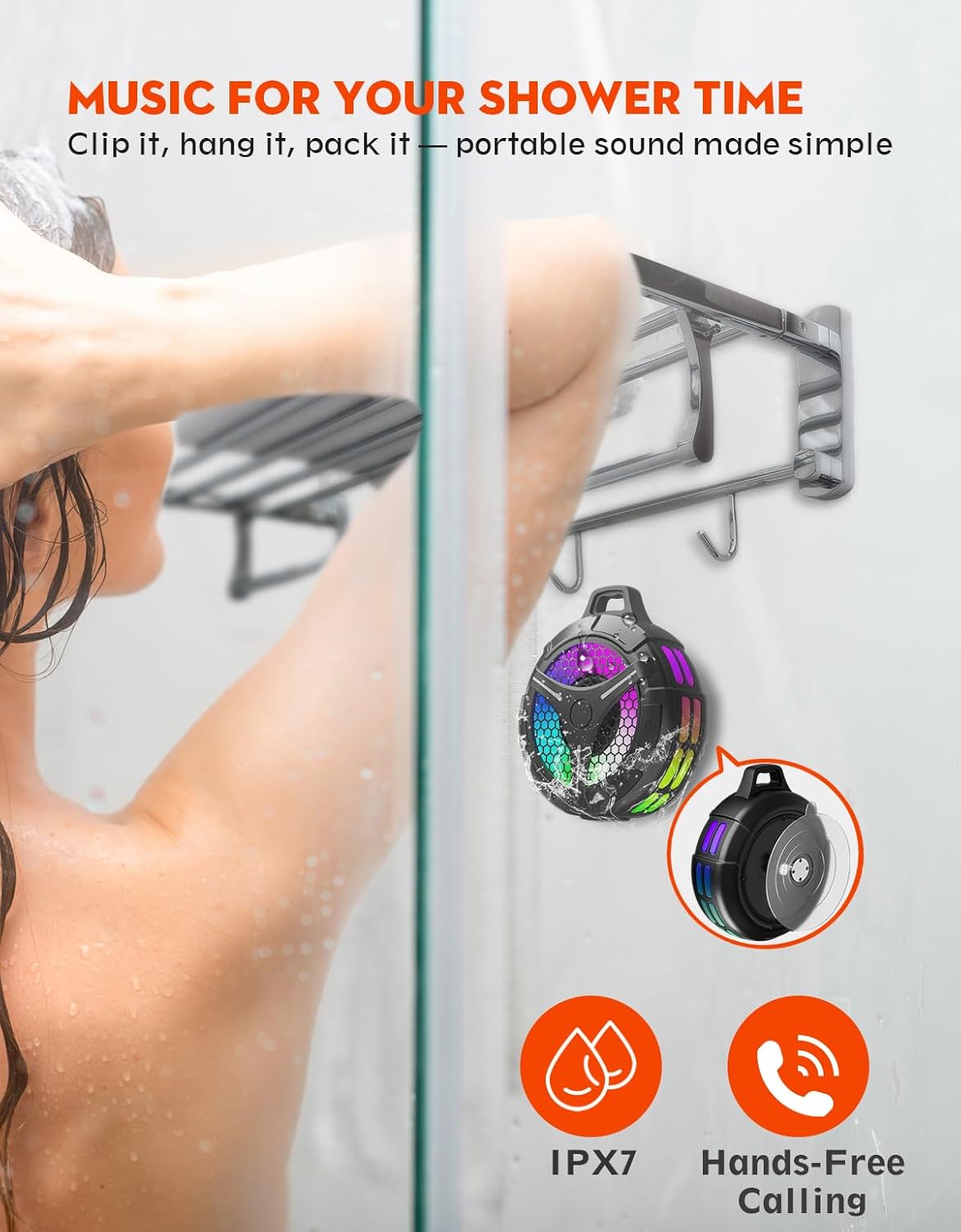 Ortizan S3 MAX 15W 휴대용 아웃도어 스피커 (상품 이미지 3)