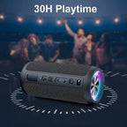 Ortizan 24W 휴대용 Bluetooth 스피커 | LED·IPX7·최대 30시간 (상품 이미지 6)