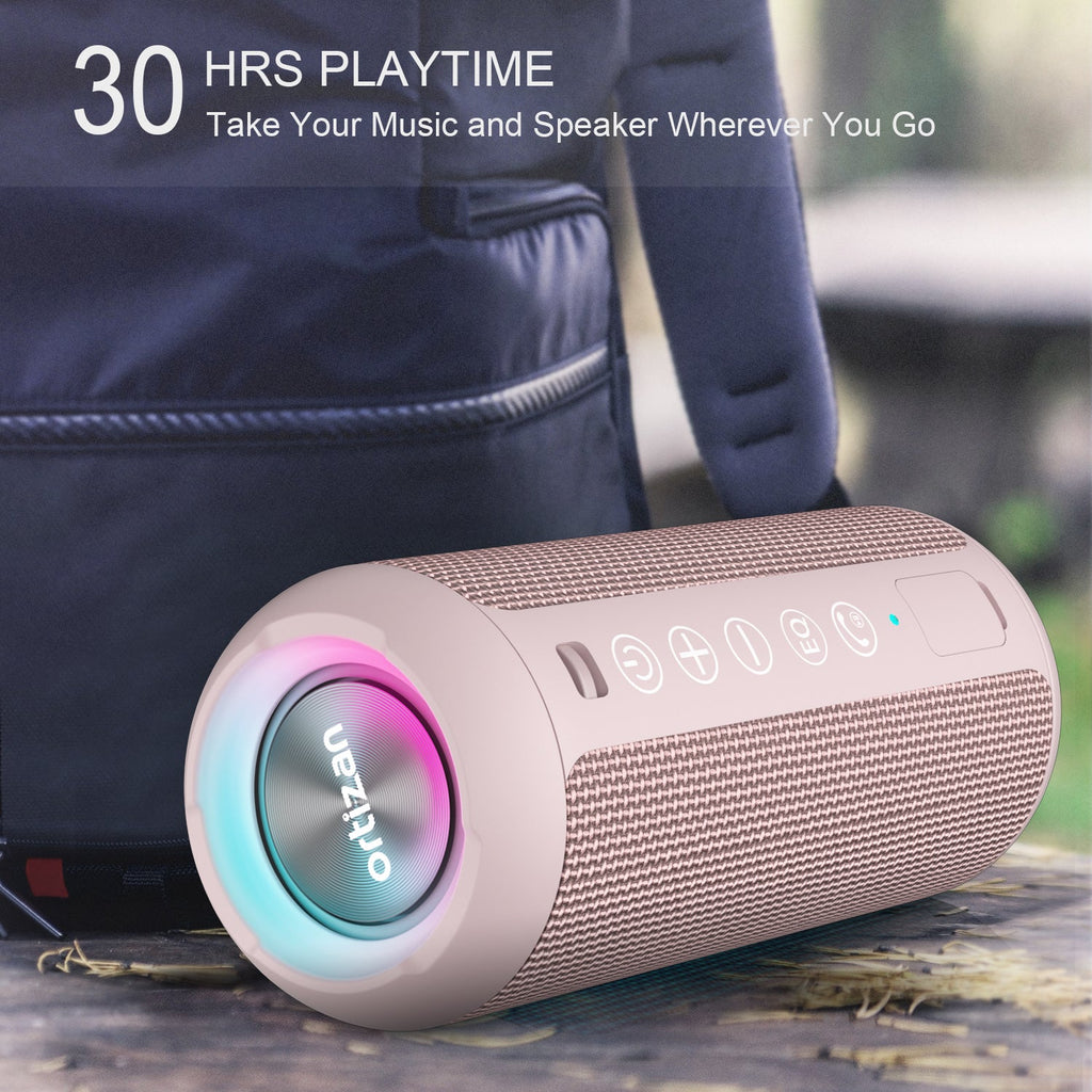 Ortizan 24W 휴대용 Bluetooth 스피커 (핑크) (상품 이미지 3)