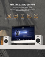 Ortizan 60W 액티브 PC 스피커 | Bluetooth 5.3·2.0채널·블랙 (상품 이미지 2)