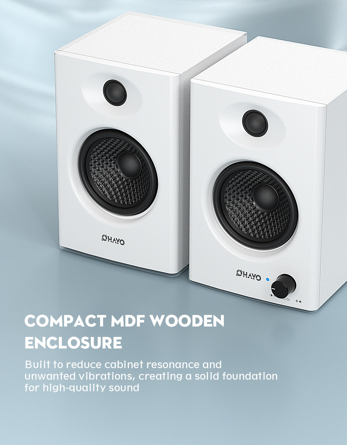 Ortizan 60W 액티브 PC 스피커 | Bluetooth 5.3·2.0채널·블랙 (상품 이미지 3)
