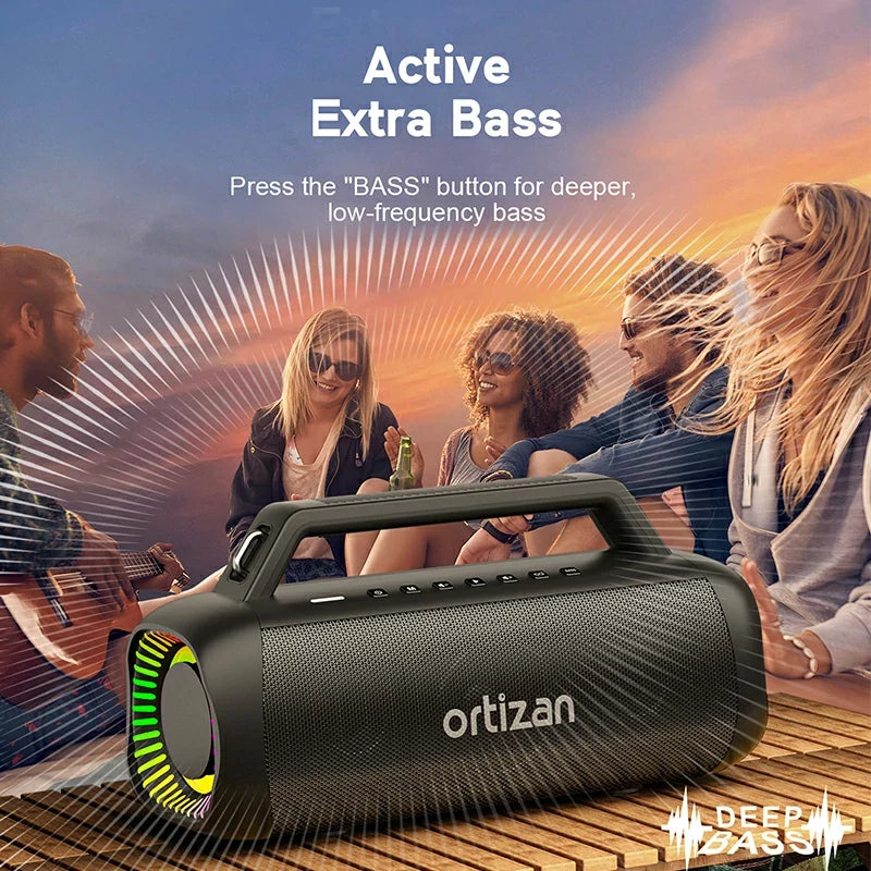 Ortizan M12 60W 휴대용 아웃도어 스피커 (상품 이미지 4)