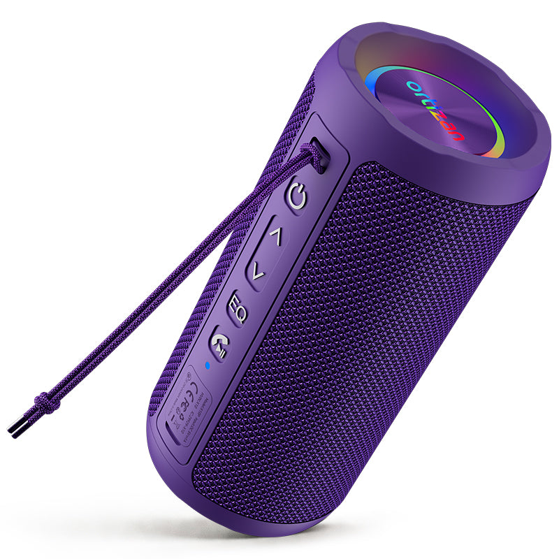 Ortizan 휴대용 Bluetooth 스피커 | LED·최대 30시간·IPX7 (상품 이미지 1)