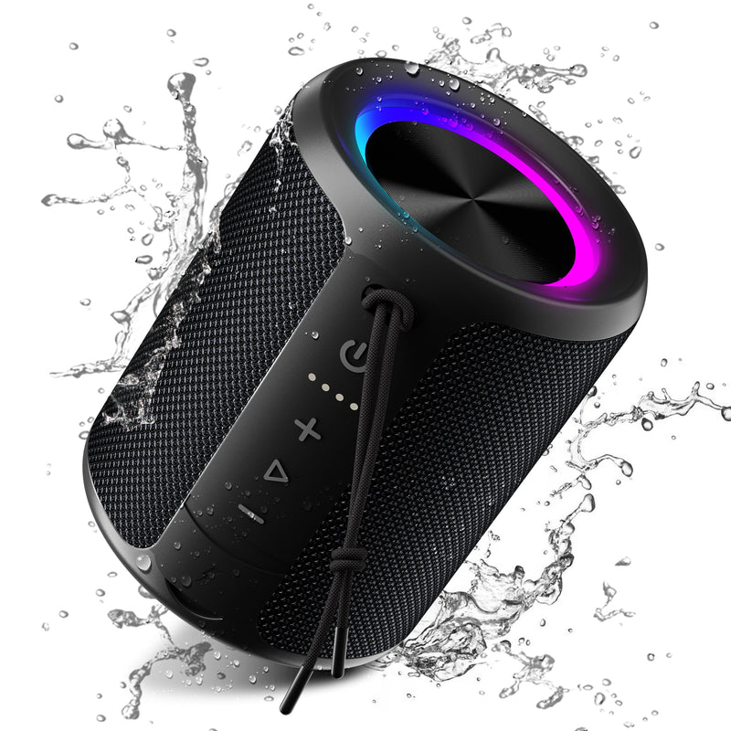 Ortizan 20W 컴팩트 Bluetooth 스피커 | IPX7·15시간·RGB 조명