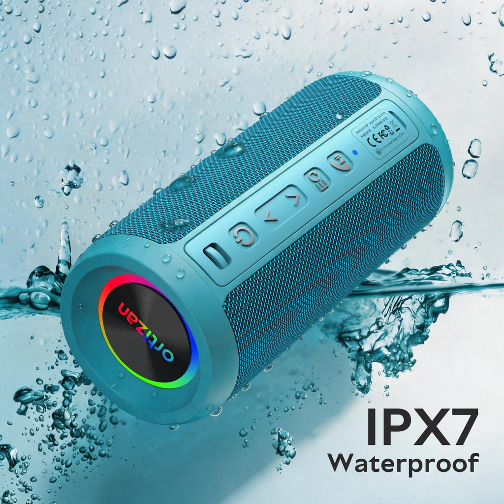 Ortizan 휴대용 Bluetooth 스피커 | LED·최대 30시간·IPX7 (상품 이미지 2)